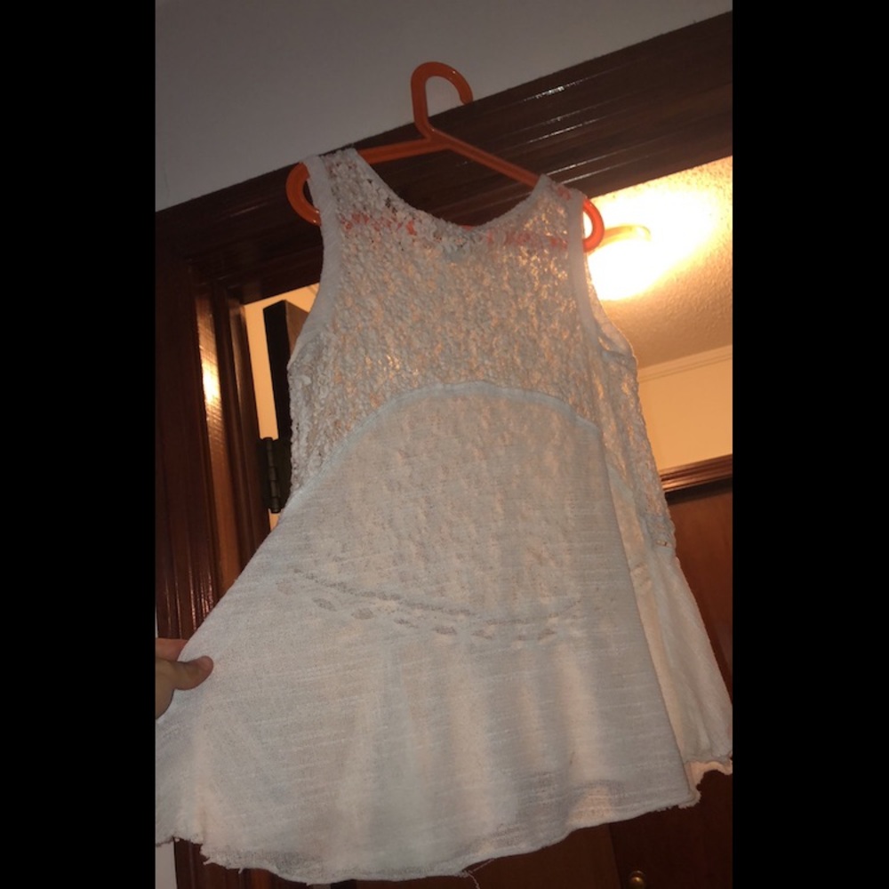 White tank top